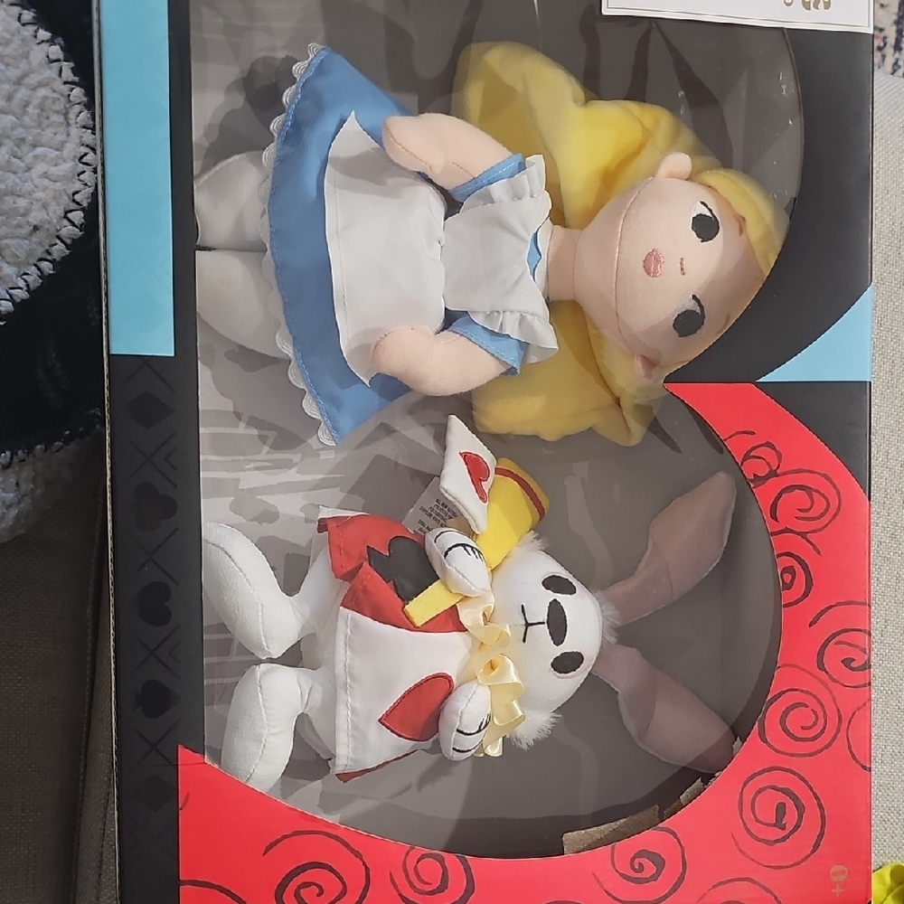 Disney ALICE in WONDERLAND 70th Anniversary Mary Blair Alice & White Rabbit Doll